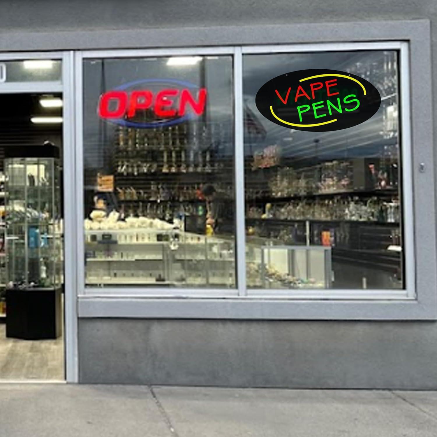 Vape Pens Neon Sign Dimmable L - Vaping Store review and price
