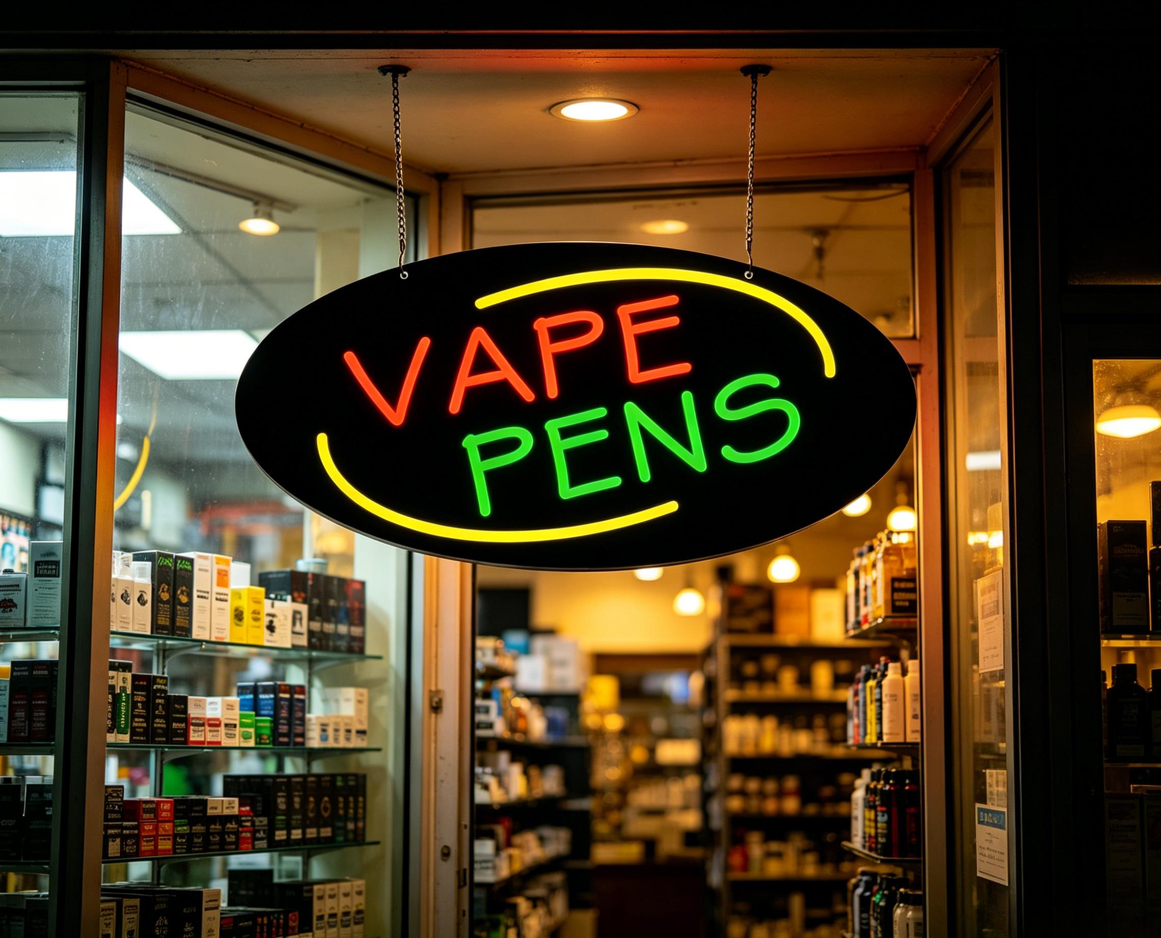 Vape Pens Neon Sign Dimmable L - Vaping Store review and price