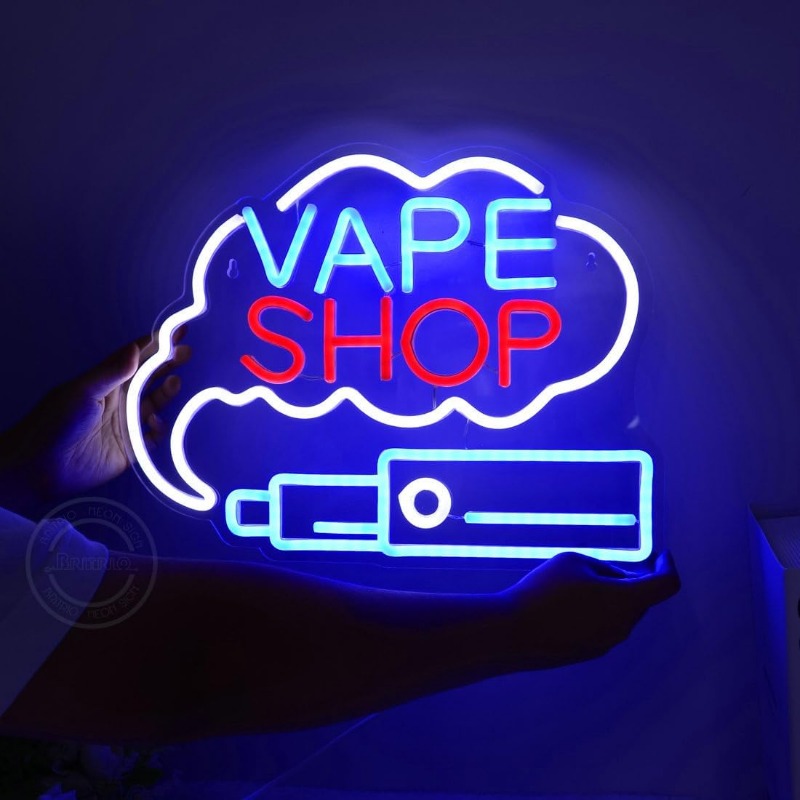 LED VAPE SHOP Smoke Neon Sign  - Vaping Store review and price