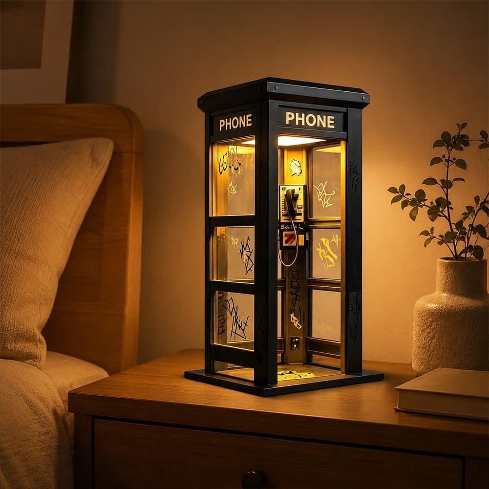 Retro Graffiti Phone Booth Tab - Battery Case Storage review and price