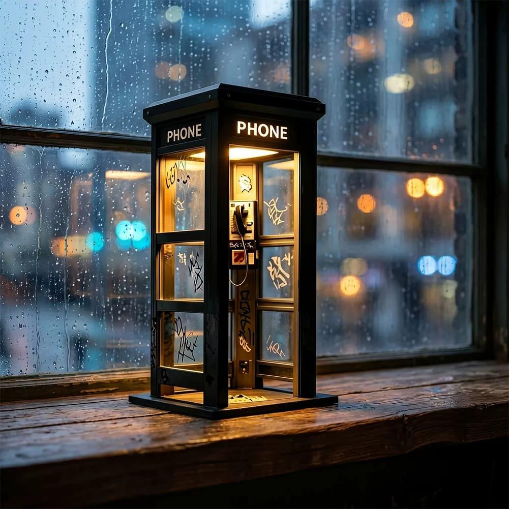 Retro Graffiti Phone Booth Tab - Battery Case Storage review and price