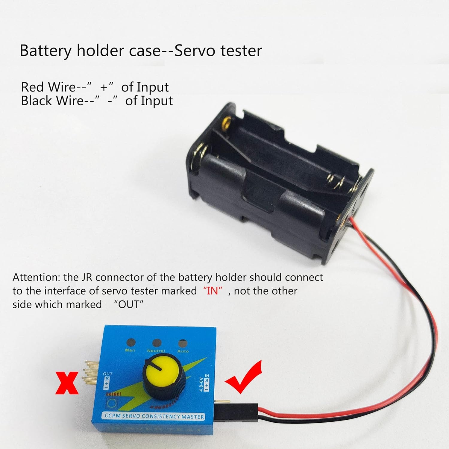 3CH Digital Servo Tester ESC S - Battery Case Storage review and price