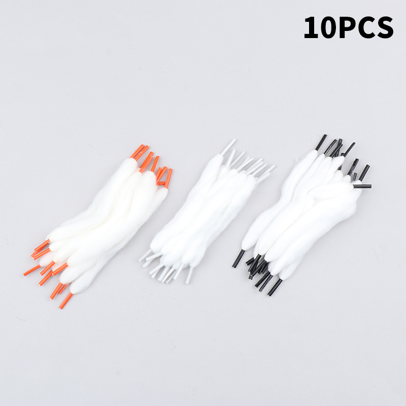10pcs Prebuilt Organic Shoelac - Cotton Wick Organic review and price