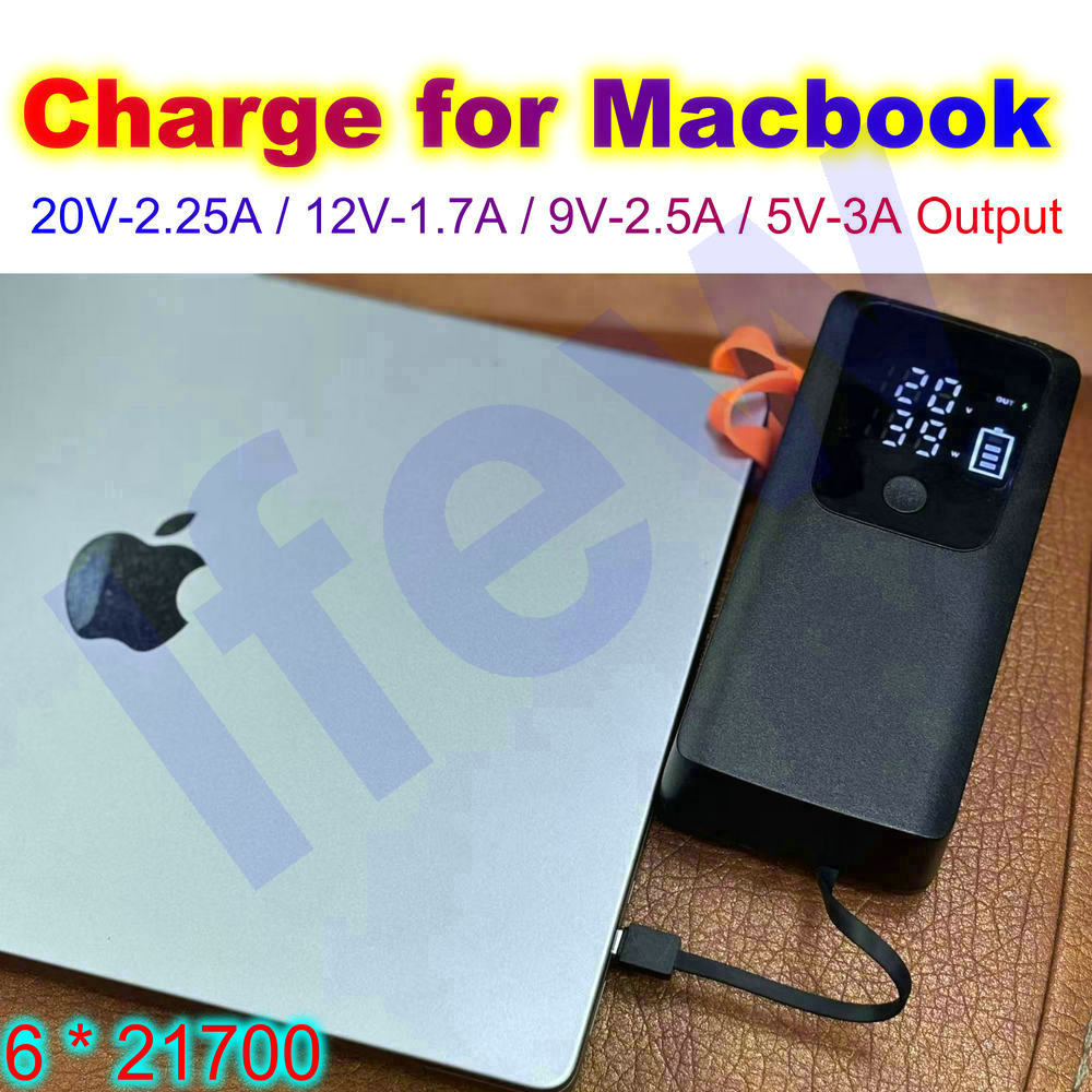 45W Power Bank Case For Macboo - Battery Case Storage review and price